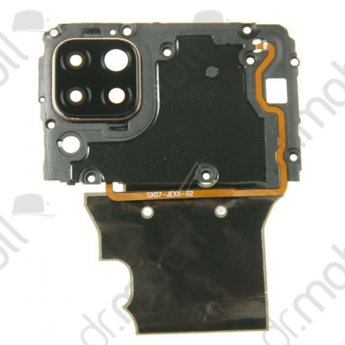 Kamera plexi Huawei P40 Lite fekete (MIDNIGHT BLACK) (JNY-L21A) NFC antenna 02353MVA 